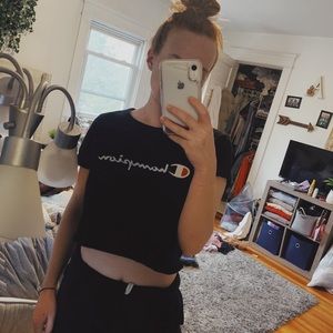 Champion cropped tshirt